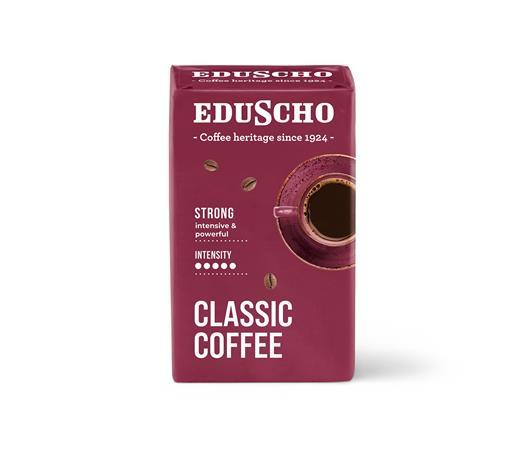 Káva, pražená, mletá, 250 g, EDUSCHO "Classic Strong"