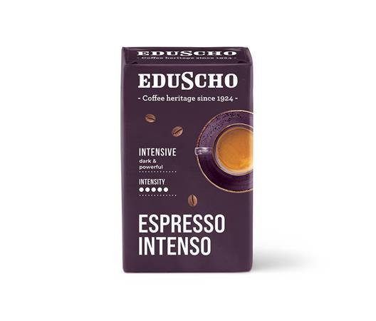Káva, pražená, mletá, 250 g, EDUSCHO "Espresso Intensive"